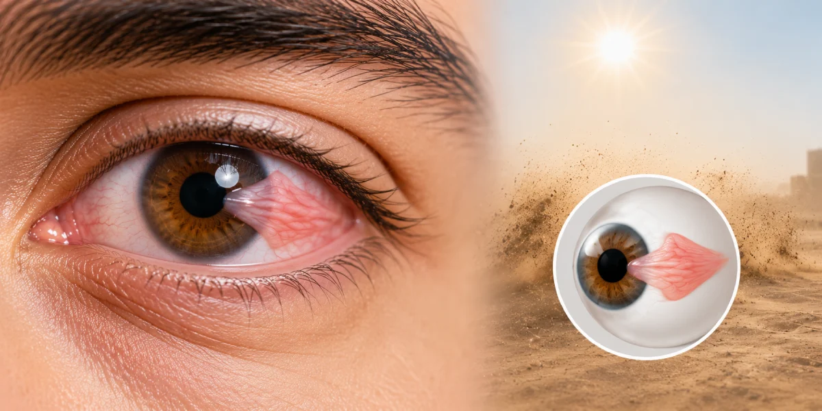 pterygium surfers eye causes treatment karnal dr rishi eye institute