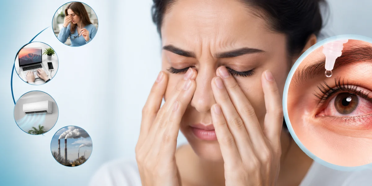 dry eyes causes symptoms treatment karnal dr rishi eye institute