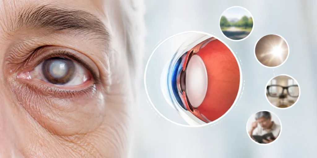 early signs of cataract karnal dr rishi eye institute
