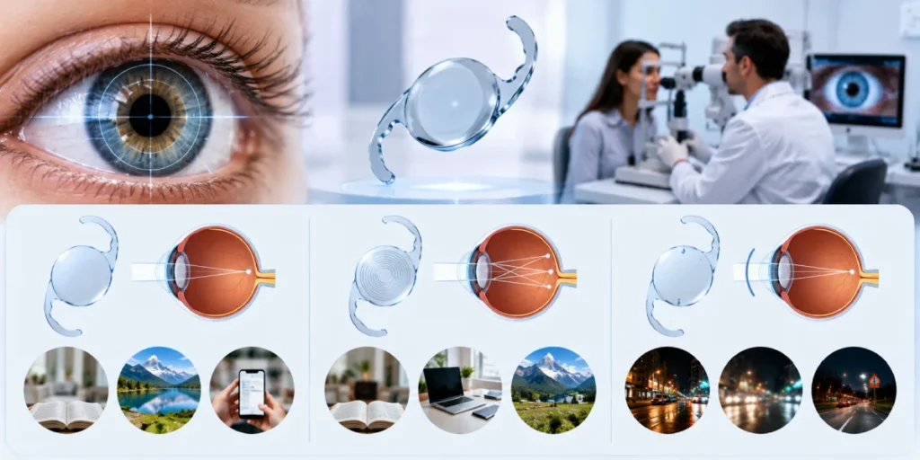 monofocal multifocal toric lens cataract surgery karnal dr rishi